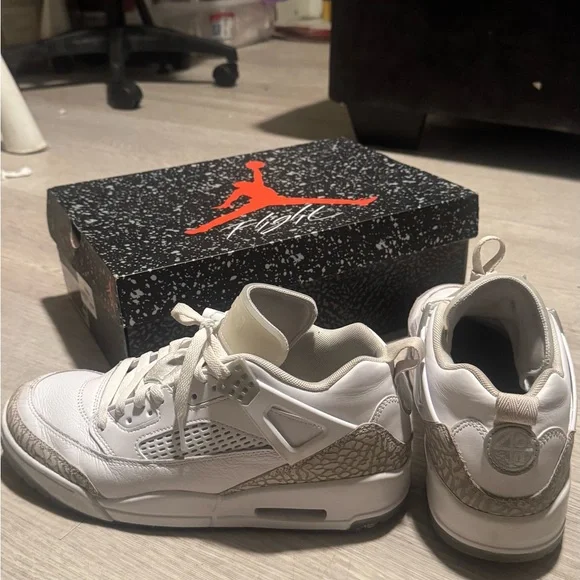 White Jordan Spizike Low Men’s - Picture 3 of 7